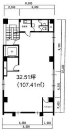 高橋ビル(築地) 4階 間取り図