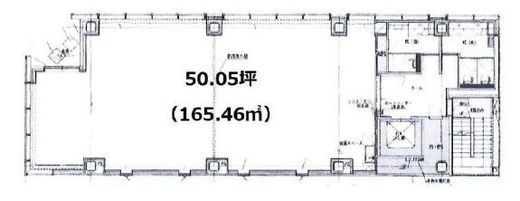 Nan-o Bldg. 新虎 8階 間取り図