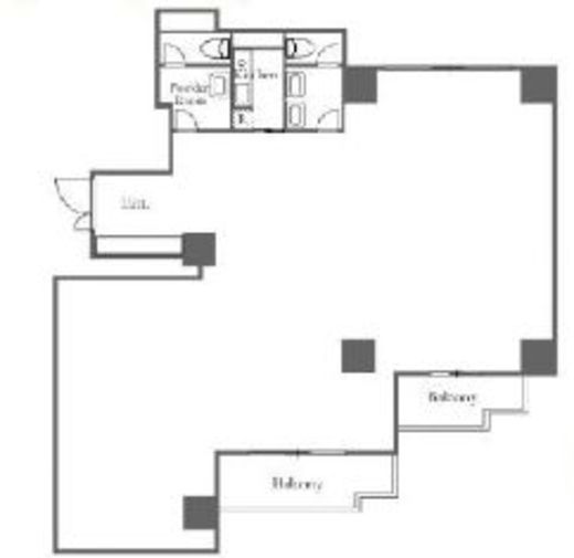 アクシア青山(事務所) 305 間取り図
