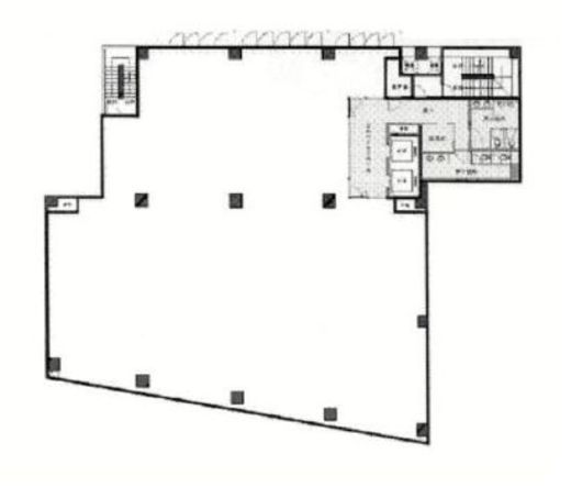 築地第一長岡ビル 4階 間取り図