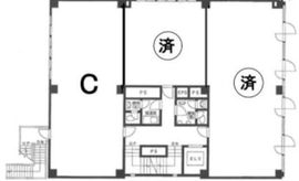 第3協栄ビル 3階C 間取り図