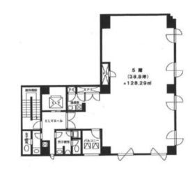 飯田橋ISビル 5階 間取り図