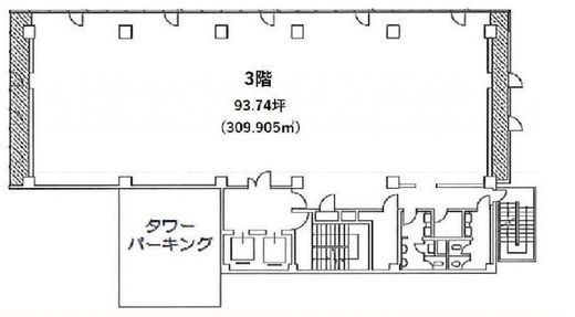 東成ビルディング 3階 間取り図