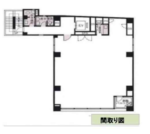 銀座新六洲ビル 2階 間取り図