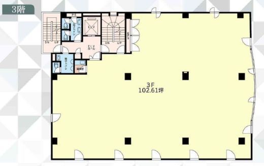 岩本町寿共同ビル 3階 間取り図