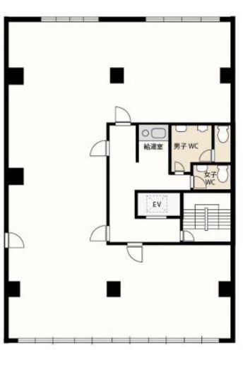 協栄ビル 5階 間取り図