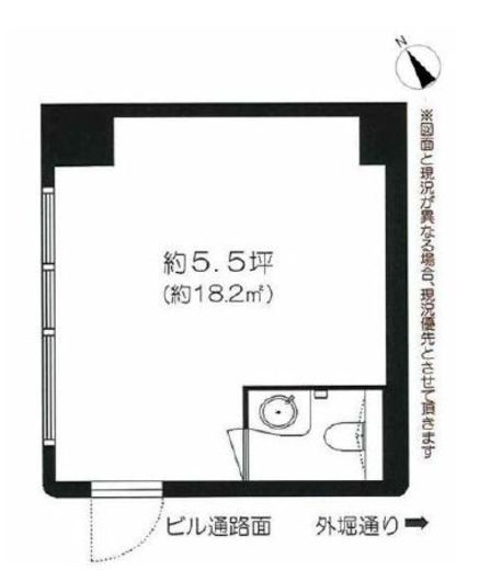 銀座誠和シルバービル 1階B 間取り図
