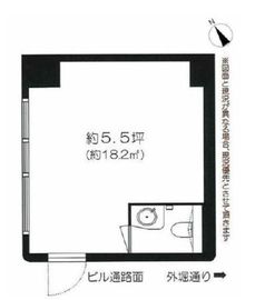 銀座誠和シルバービル 1階B 間取り図