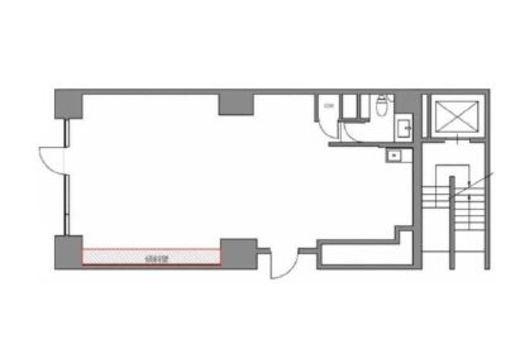 長谷川ビル 1階 間取り図