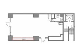 長谷川ビル 1階 間取り図