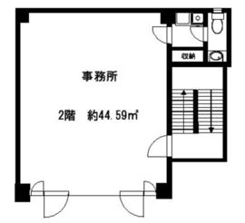 HOUSE ONEビル 2階 間取り図