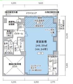 CYK神田岩本町 B1階 間取り図