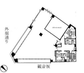 二引ビル 3階 間取り図