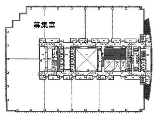 赤坂Bizタワー 2803 間取り図