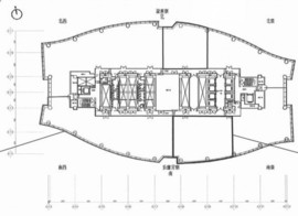 汐留シティセンター 818 間取り図