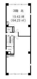 ニットクビル 3階 間取り図