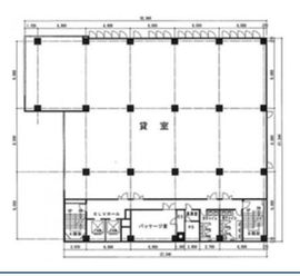 銀座大野ビル 3階 間取り図