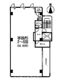 長谷部第10ビル 4階 間取り図