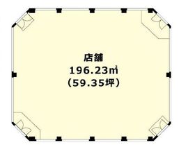 汐留地区利便施設3 B1階 間取り図