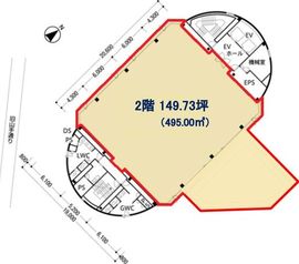 MFPR渋谷南平台ビル 2階 間取り図