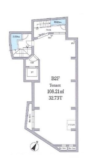 ヒルポイント元麻布 B2階 間取り図