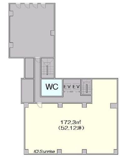 アーク銀座ビルディング 8階東 間取り図