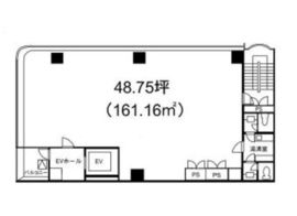 銀座KMビル 4階 間取り図