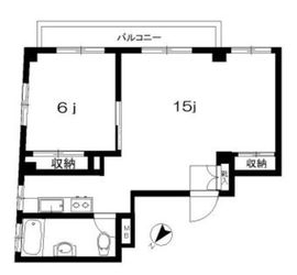 シャンブル神宮前(SOHO) 2階 間取り図