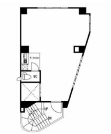 長谷川ビル(北参道) 2階 間取り図