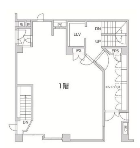 第6矢木ビル 1階 間取り図