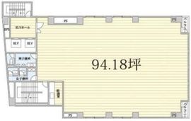 凮月堂本店ビル 8階 間取り図