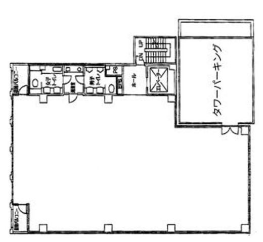 Flos蒲田 3階 間取り図
