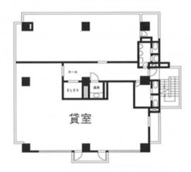 シモジン・パークビル 4階 間取り図