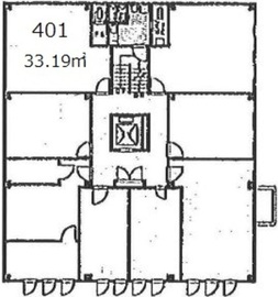 相互新富ビル 401 間取り図