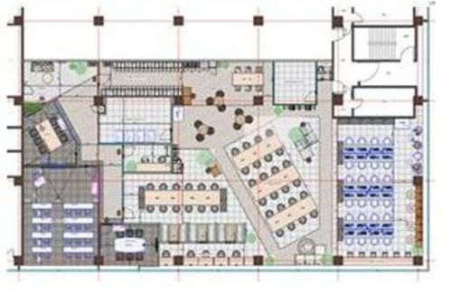 天王洲ファーストタワー 3階南 間取り図