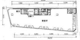 ユーマックスビル 3階 間取り図