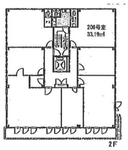 相互新富ビル 208 間取り図