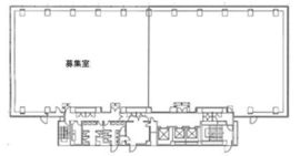 リバーサイド品川港南ビル 7階A 間取り図