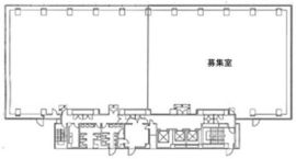 リバーサイド品川港南ビル 7階B 間取り図