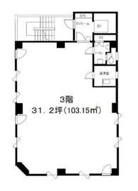 新橋演舞場別館ビル 3階 間取り図