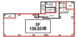 ユニゾ人形町三丁目ビル 5階 間取り図