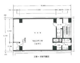壽ビル(三越前) 6階 間取り図
