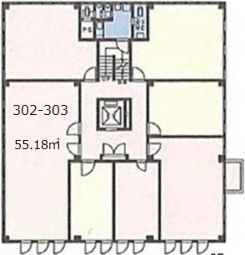 相互新富ビル 302-303 間取り図