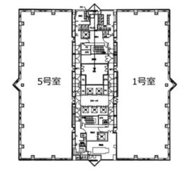 西新宿三井ビルディング 2001 間取り図