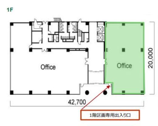 東陽パークビル 1階 間取り図