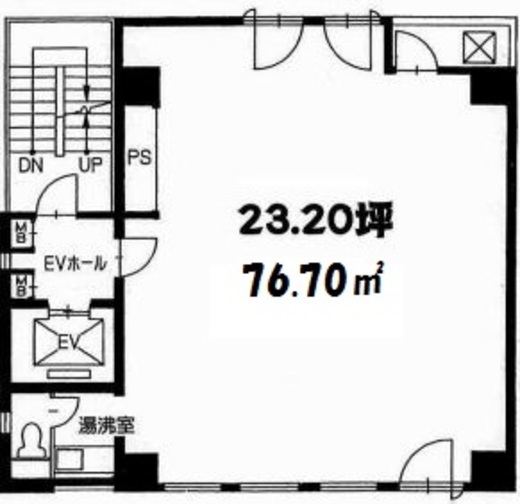 銀座BLD No.1 2階 間取り図