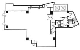 本郷綱ビル 6階 間取り図