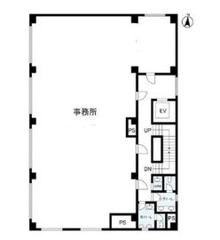 宇田川町ビルディング 2階 間取り図