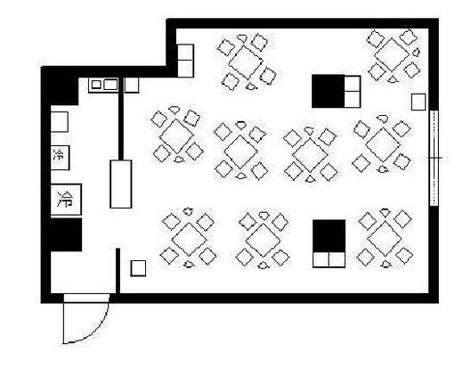 新橋駅前ビル1号館 206 間取り図