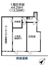 Nビル(表参道) 1階B 間取り図